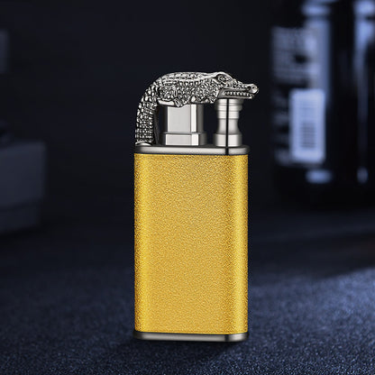 Dual Flame Crocodile Lighter